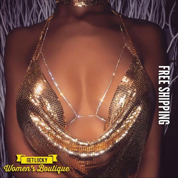 Crystal bra chain - Picture 1 of 3